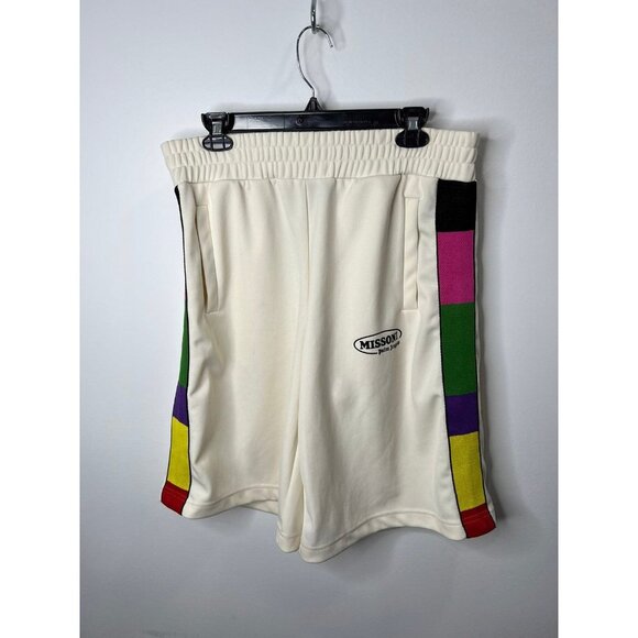 PALM ANGELS Off-White Missoni Edition Track Shorts Men’s Large $460 - Picture 1 of 6
